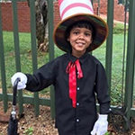 Image of Matthew dressed as The Cat in the Hat